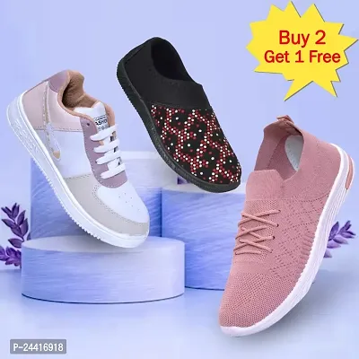 Buy Cogs Combo Pack of 2 Casuals Loafers Sneakers Shoes for Women_4 UK ( Combo-(2)-508-538) Multicolor at Amazon.in